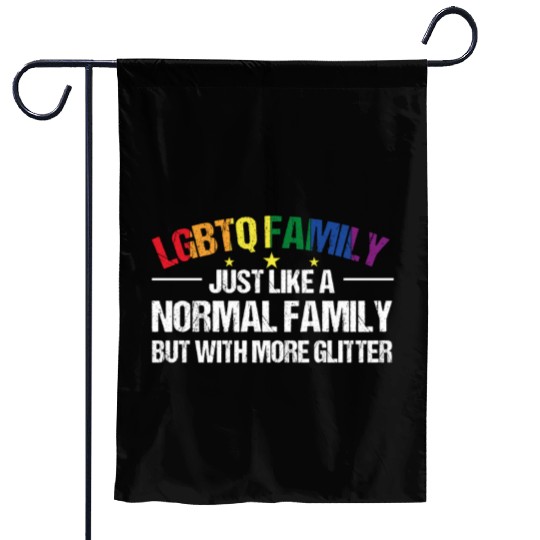 LGBTQ Family Gay Pride Month Rainbow Garden Flags