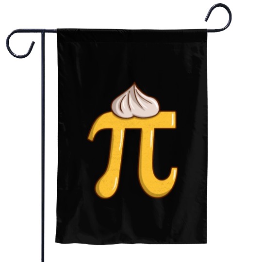 Lemon Meringue Pi - Funny Pi Day Math Teacher Garden Flags