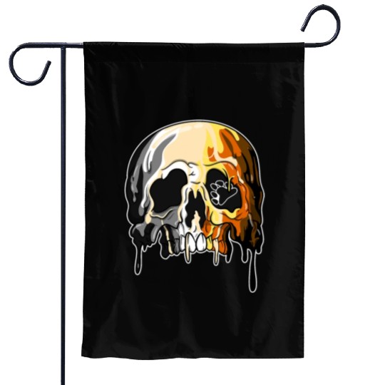 Bear LGBTQ Candle Sugar Skull Gay Pride Garden Flags