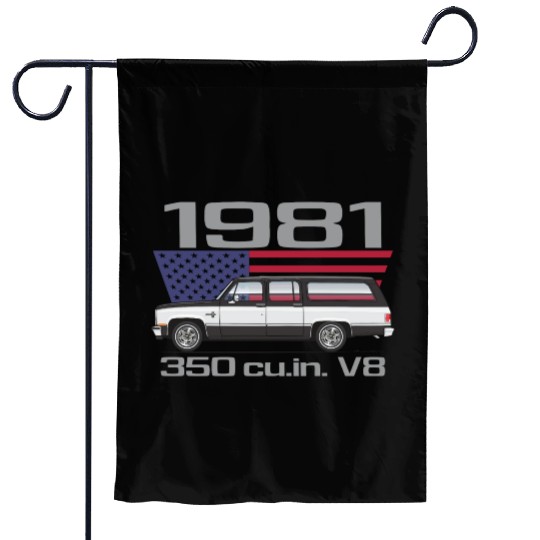 1981 Midnight Black Garden Flags