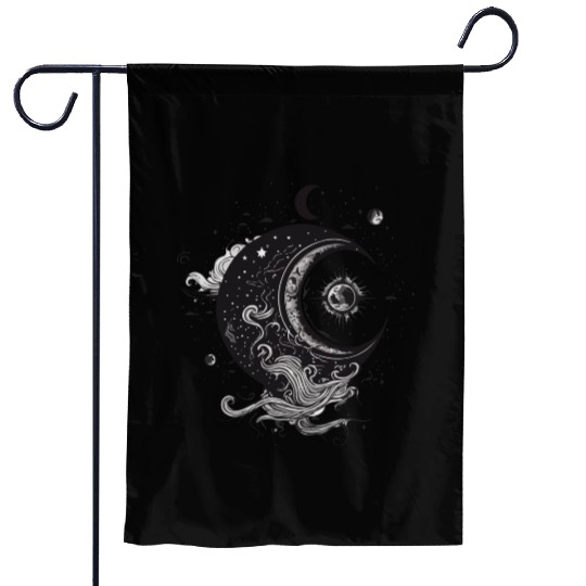 Get Your Astrology Garden Flags with the Moon !