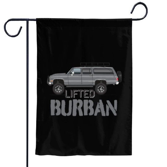 BURBAN Charcoal Garden Flags