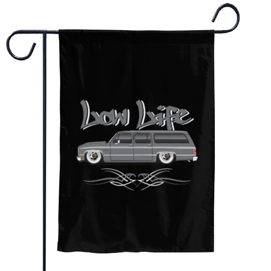 LOWLIFE Charcoal Garden Flags