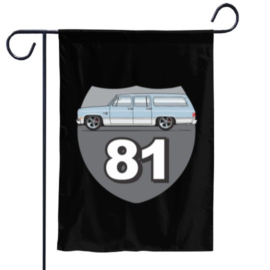 81 Light Blue Garden Flags