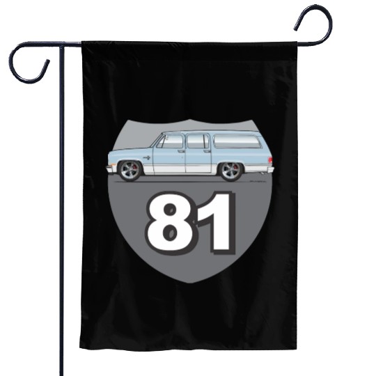 81 Light Blue Garden Flags