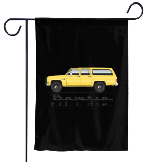 bowtie Colonial yellow Garden Flags