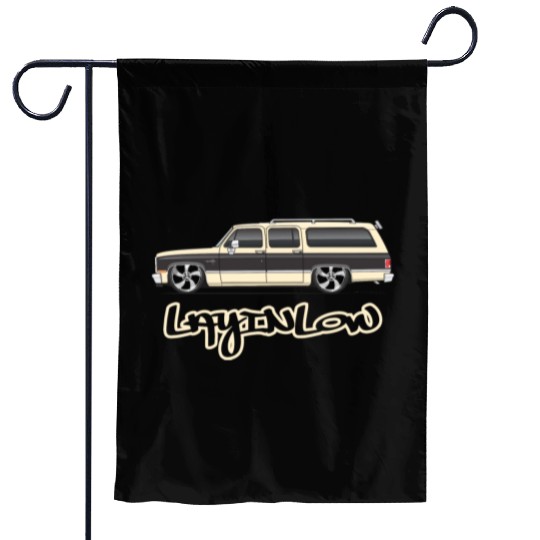 layinlow Santa Fe Tan Garden Flags