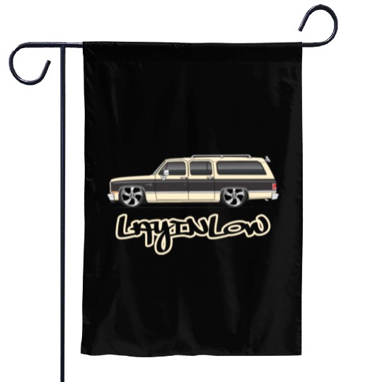 layinlow Santa Fe Tan Garden Flags