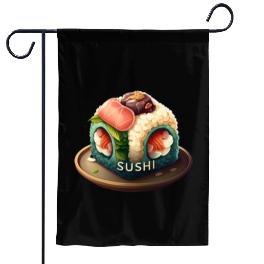 Amazing Realistic Sushi Design Garden Flags