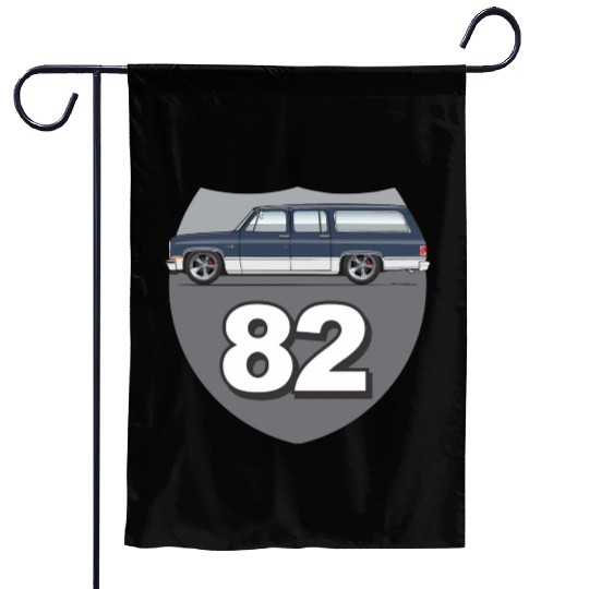 82 Midnight Blue Garden Flags