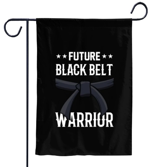 Future Black Belt Warrior Martial Arts MMA Belts Garden Flags