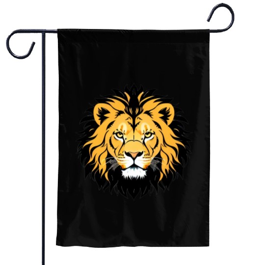 Royal Cartoon Lion - King of the Jungle 12 Garden Flags