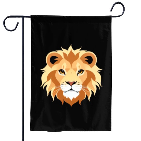 Royal Cartoon Lion - King of the Jungle 1 Garden Flags