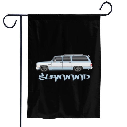 SLAMMMD Light Blue Garden Flags