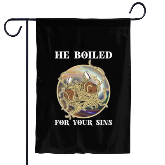 Atheist Atheism Flying Spaghetti Pastafarianism Garden Flags