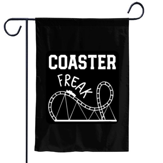 Roller Coaster freak Garden Flags