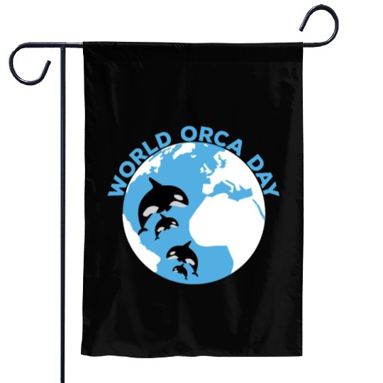 World Orca Day Garden Flags