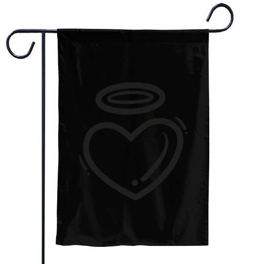 Angelic love heart gift Garden Flags