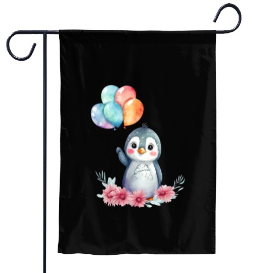 Penguin Animal Cute Antarctica Bird Zoo Winter Garden Flags