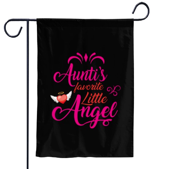 Aunti's Favorite Little Angel Garden Flags