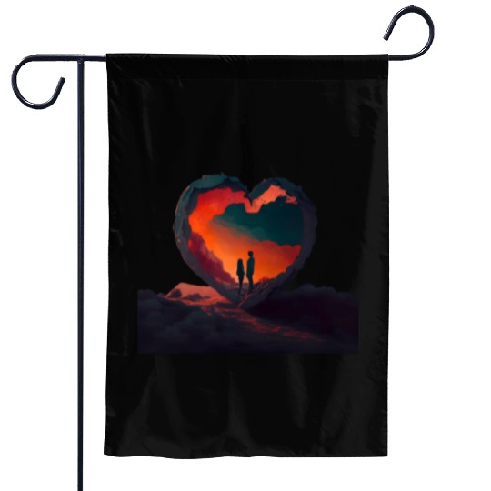 valentines day Garden Flags