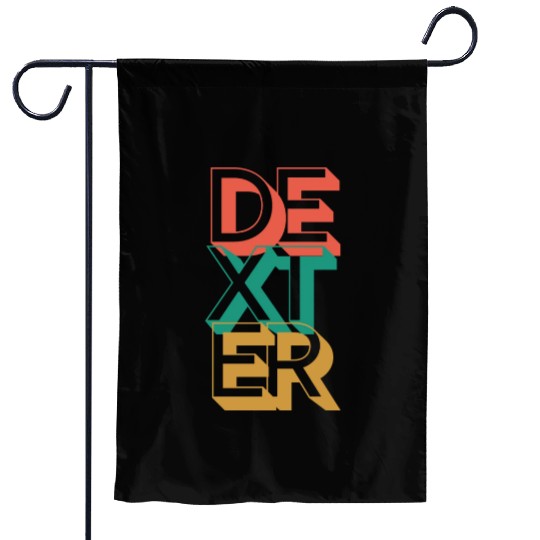 Retro Dexter Garden Flags