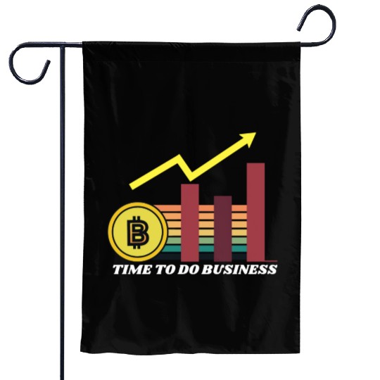 CRYPTO BUSINESS Garden Flags
