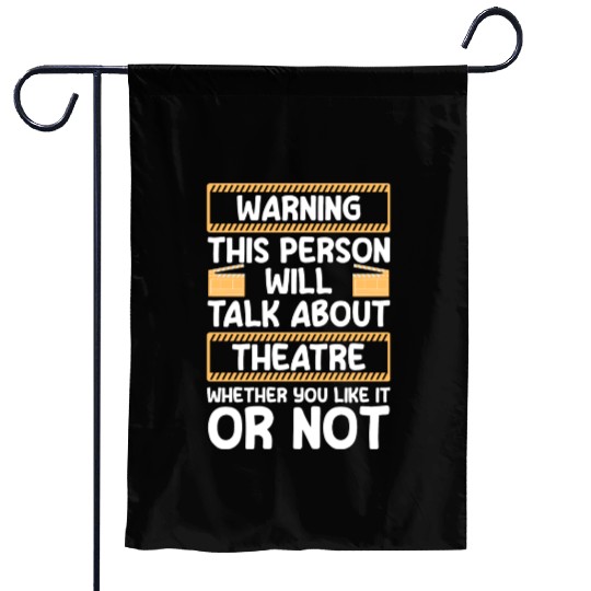 Theater Direction Drama Club Garden Flags