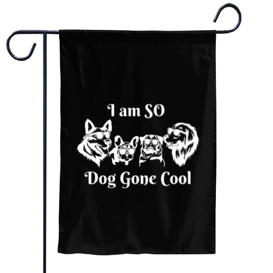 Dog Gone Cool Garden Flags