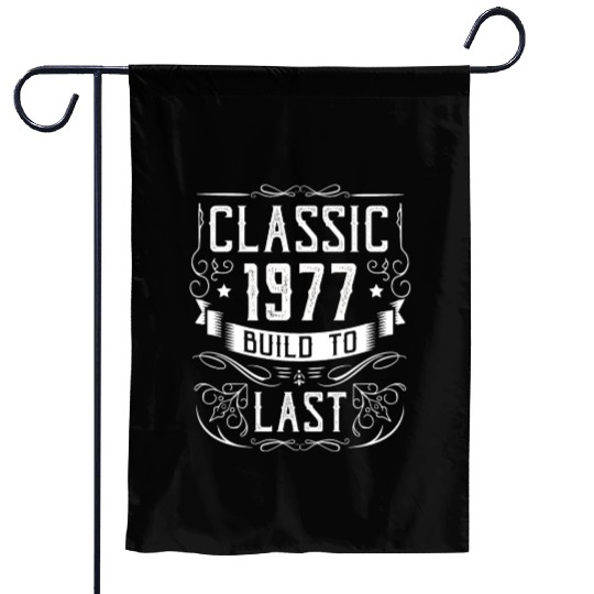 1977 Birthday Gift Birthday Vintage Garden Flags
