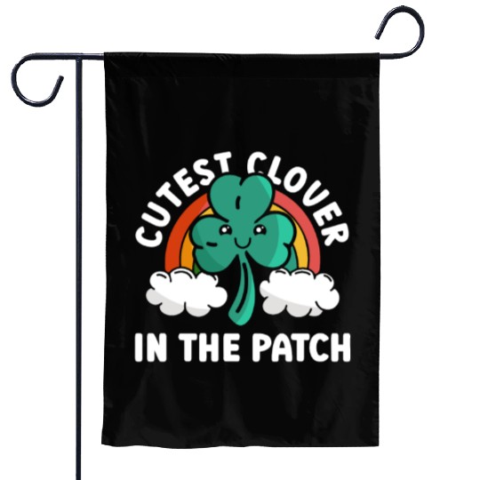 Cutest Clover In The Patch - St Patricks Day Irish Garden Flags