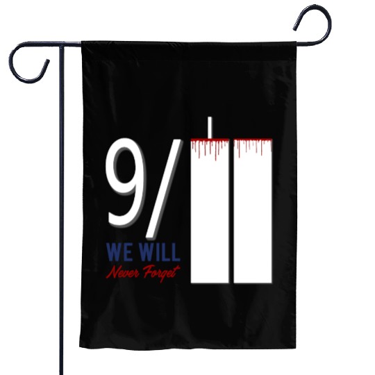 Patriot Day 9 11 Twin Towers New York USA Amerika Garden Flags