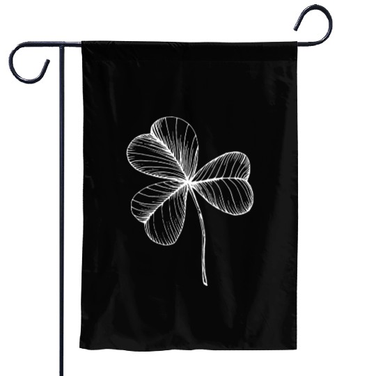 St. Patrick's Day, nice Clover Garden Flags