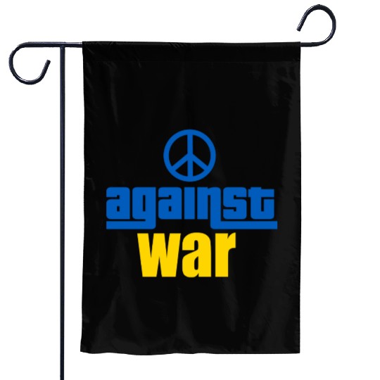 against war - peace for ukraine - stop war Garden Flags