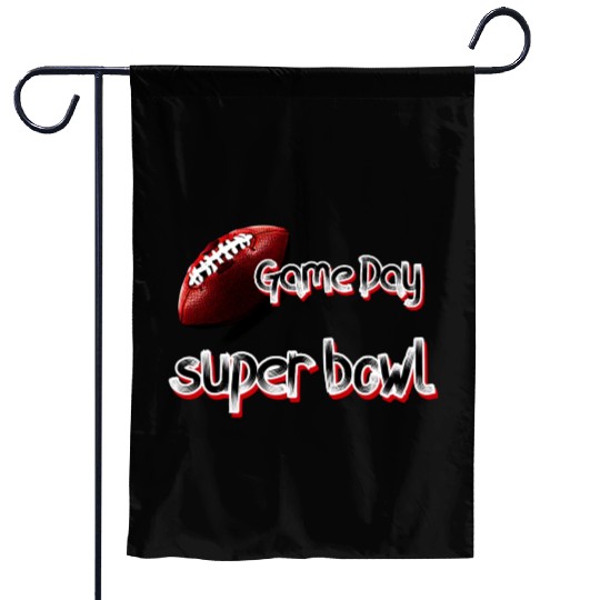 super bowl sunday Garden Flags