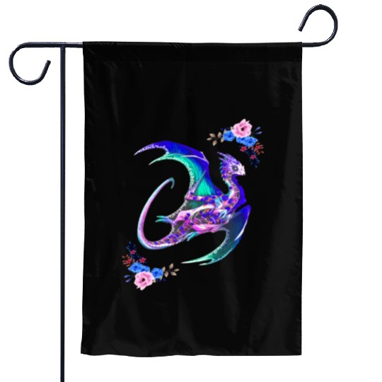 Day Of The Dead Sugar Skull Dragon Garden Flags