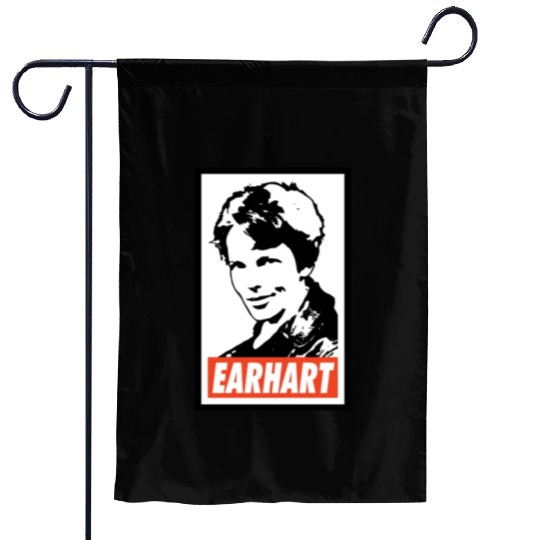 Amelia Earhart Garden Flags