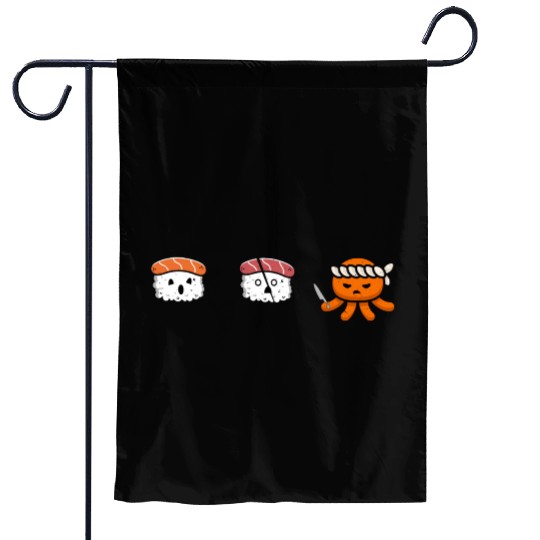 Sushi Ninja Attack Garden Flags