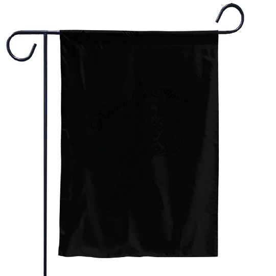 Diamond of Africa black power Garden Flags