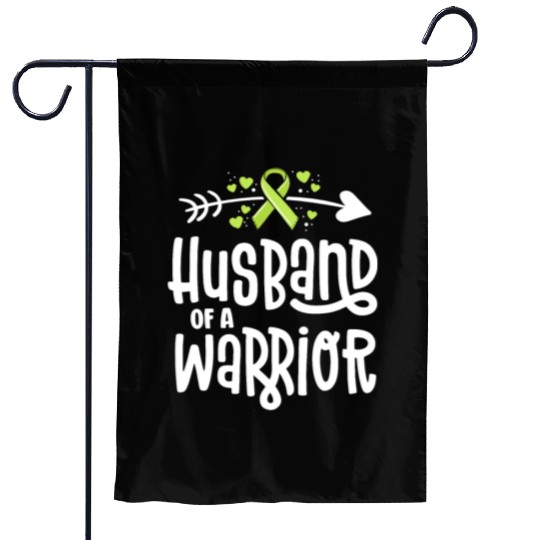 Husband Of A Warrior Lymphoma Cancer Awareness Garden Flags