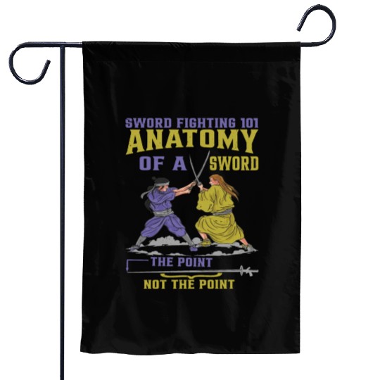 Sword Fighting 101 Anatomy Of A Sword 6 Garden Flags