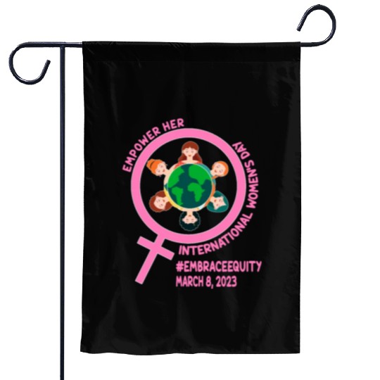 International Women's Day: Empower Her Embrace Equ Garden Flags