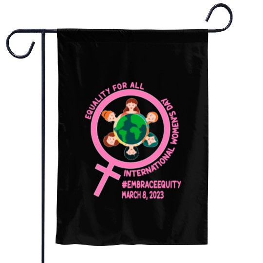 International Women's Day: Equality for Al Embrace Garden Flags