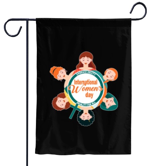 International Women's Day: Equality, Embrace Equit Garden Flags