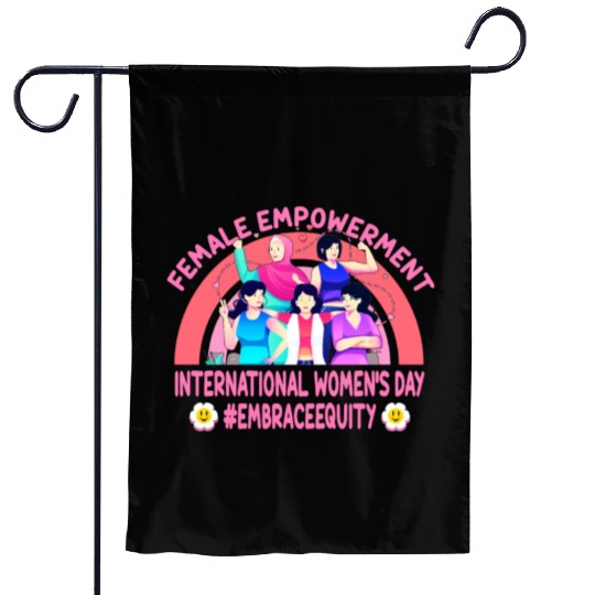 International Women's Day: Feminism Embrace Equity Garden Flags