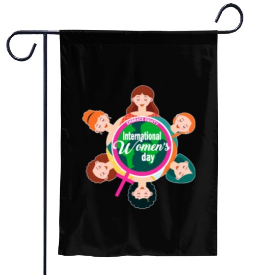 International Women's Day Theme 2023 Embrace Equit Garden Flags