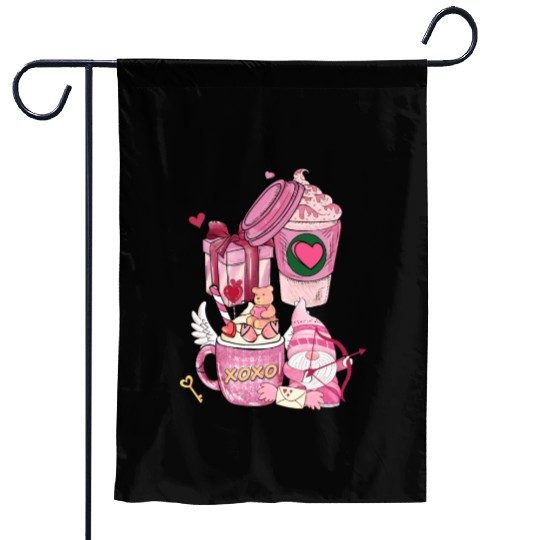 Coffee Is My Love Language Cupid Coffee Valentine Garden Flags