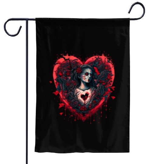 Bloody Valentine Garden Flags