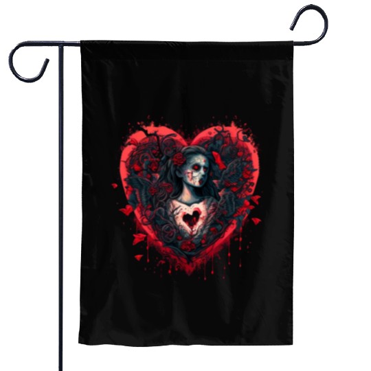 Bloody Valentine Garden Flags