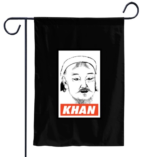 Genghis Khan Garden Flags